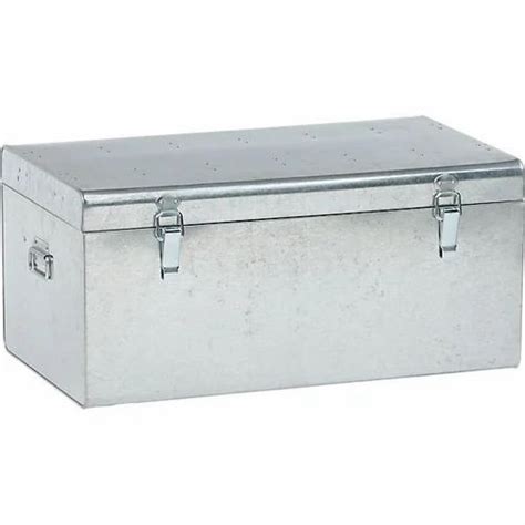 aluminium steel trunk box|galvanized box with lid.